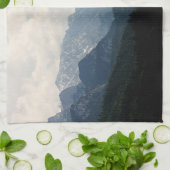 Alpen Berge Landschaftliches Foto Geschirrtuch (Gefaltet)