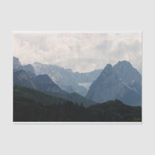Alpen Berge Landschaftliches Foto Seidenpapier