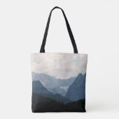 Alpen Berge Landschaftliches Foto Tasche (Rückseite)