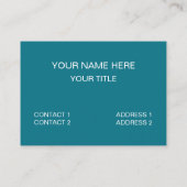 Alpen Bergsee Reisen Visitenkarte (Rückseite)