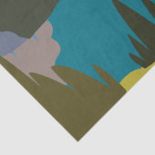 Alpen Bergsee Seidenpapier (Detail)