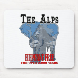 Alpen - Elefant geben frei Mousepad