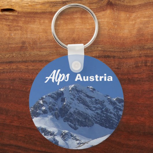 Alpen in Österreich Schlüsselanhänger (Vorderseite)