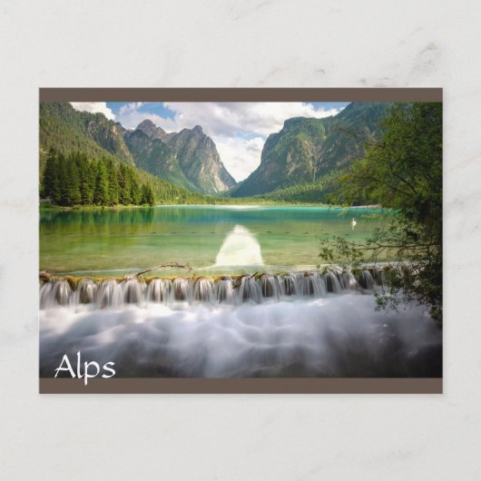 Alpen Italien Dolomiten Postkarte (Vorderseite)