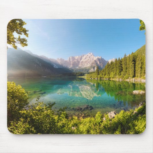 Alpen Lago di Fusine Juliaschen Mousepad (Vorne)