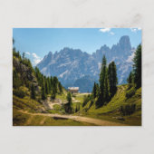 Alpen, landschaftliche Kulisse, Postkarte (Vorderseite)