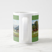 Alpen Meadow Stream Gott heilt Sie Jumbo-Tasse (Rückseite)
