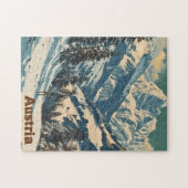 Alpen Österreich Vintag Puzzle (Horizontal)