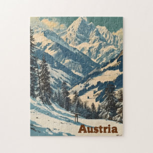 Alpen Österreich Vintage Puzzle