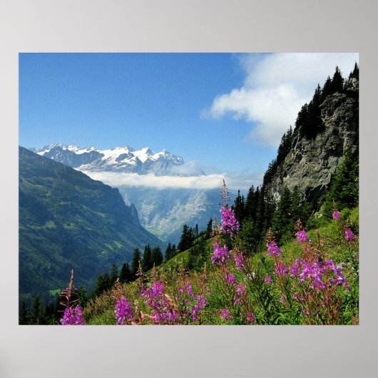 Alpen - Schweiz Poster (Vorne)