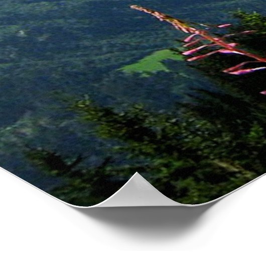 Alpen - Schweiz Poster (Ecke)