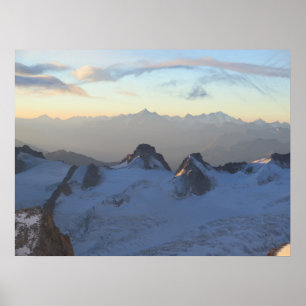 Alpen Sonnenaufgang Poster