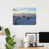 Alpen Sonnenaufgang Poster (Heimbüro)