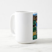 Alpen Tanz Kaffeetasse (Vorderseite Links)