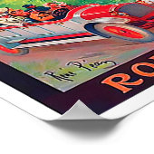 Alpen Tour Frankreich Jahrgang Reise Poster (Ecke)