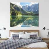 Alpen Türkis Wasser Schöne Bergsee Leinwanddruck (Insitu (Schlafzimmer))