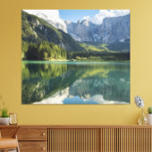 Alpen Türkis Wasser Schöne Bergsee Leinwanddruck (Insitu (Wohnzimmer))