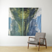 Alpen Türkis Wasser Schöne Bergsee Wandteppich (Beispiel (Horizontal))