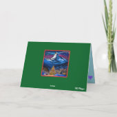 Alpen Weihnachten Karte (Rückseite)