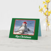Alpen Weihnachten Karte (Gelbe Blume)