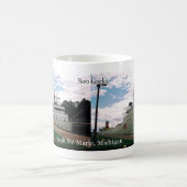 Alpena in der Soo Locks-Tasse Kaffeetasse (Mittel)