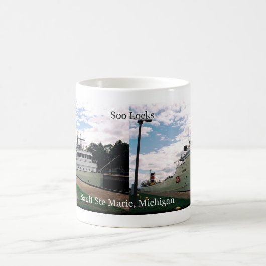 Alpena in der Soo Locks-Tasse Kaffeetasse (Mittel)