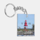 Alpena Light Acrylschlüsselkette Schlüsselanhänger (Vorderseite links)