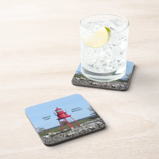 Alpena Light Set von 6 harten Kunststoff-Untersetz Getränkeuntersetzer (Rechte Seite)