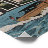 Alpena, Michigan - Große Buchstabenszenen Poster (Ecke)