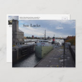 Alpena Soo Locks Postkarte (Vorne/Hinten)