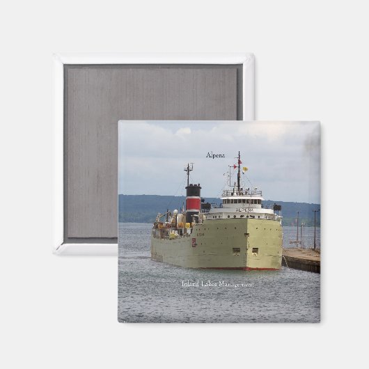 Alpena Soo Magnet (Vorderseite/Rückseite)