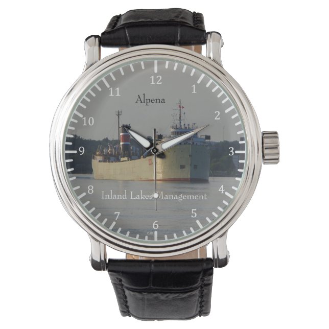 Alpena-Uhr Armbanduhr (Vorderseite)