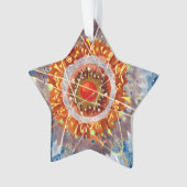 Alpenarchitektur Famous Art Poster Ornament (Vorderseite)