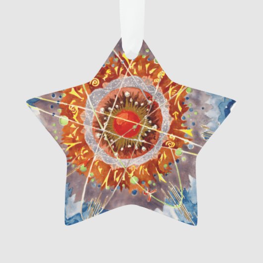 Alpenarchitektur Famous Art Poster Ornament (Vorderseite)