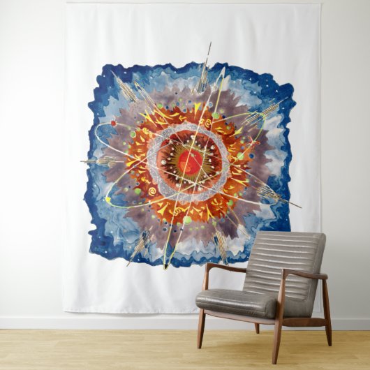 Alpenarchitektur Famous Art Poster Wandteppich (Beispiel)