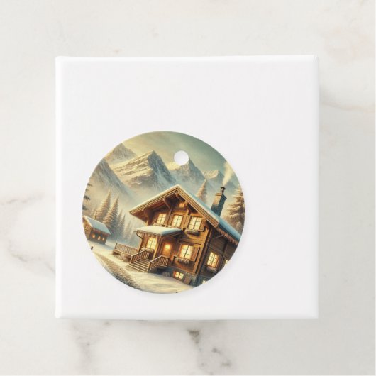 Alpenarm Geschenkanhänger (Beispiel)