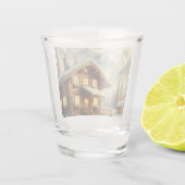 Alpenarm Schnapsglas (Rückseite)