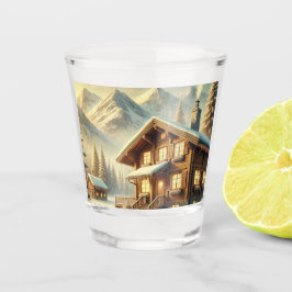 Alpenarm Schnapsglas