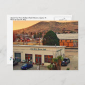 Alpenblick aus Holland Hotel, Alpine, TX Postkarte (Vorne/Hinten)