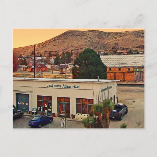 Alpenblick aus Holland Hotel, Alpine, TX Postkarte (Vorderseite)