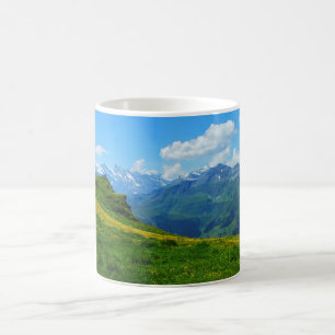 Alpenblick in der Schweiz Kaffeetasse