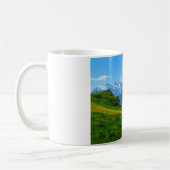 Alpenblick in der Schweiz Kaffeetasse (Links)