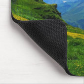 Alpenblick in der Schweiz Mousepad (Ecke)