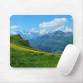 Alpenblick in der Schweiz Mousepad (Mit Mouse)