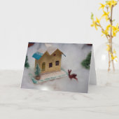 Alpendorfhaus Karte (Gelbe Blume)