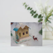 Alpendorfhaus Postkarte (Stehend Vorderseite)