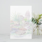 Alpengarten Landschaft Briefpapier (Stehend Vorderseite)