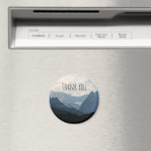 Alpengebirge Foto Natur Land Vielen Dank Magnet (In Situ (Geschirrspüler))