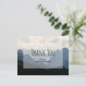 Alpengebirge Foto Natur Land Vielen Dank Postkarte (Stehend Vorderseite)