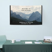 Alpengebirge Landschaftliches Foto Hochzeit Banner (Messeveranstaltung)